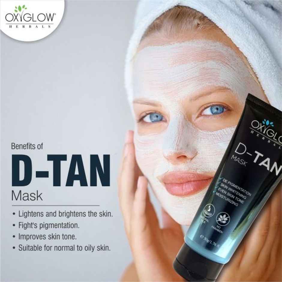 OxyGlow DTan Skincare Trio  Face Wash, Scrub and Mask