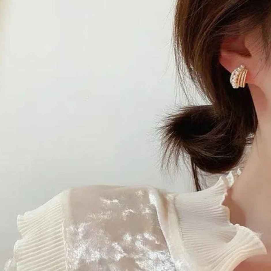 Estailo Fashion Women's Jewellery Earrings Gold Silver One Size | E0001305