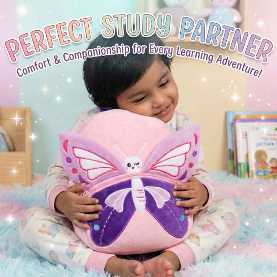 Kidara Butterfly Toddler Backpack Purple Pink