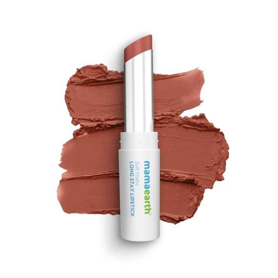 Mamaearth Soft Matte Long Stay Lipsticks - Honey Blush