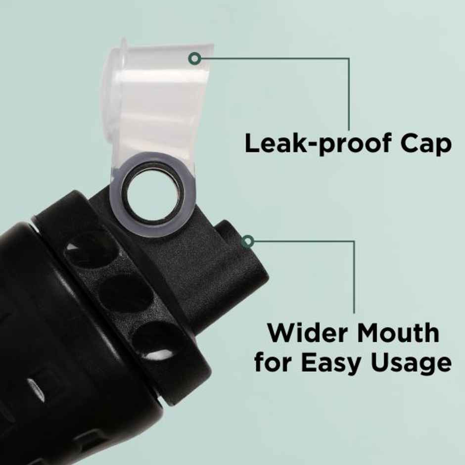 Nivia g 20-20 Plastic Sipper | Black