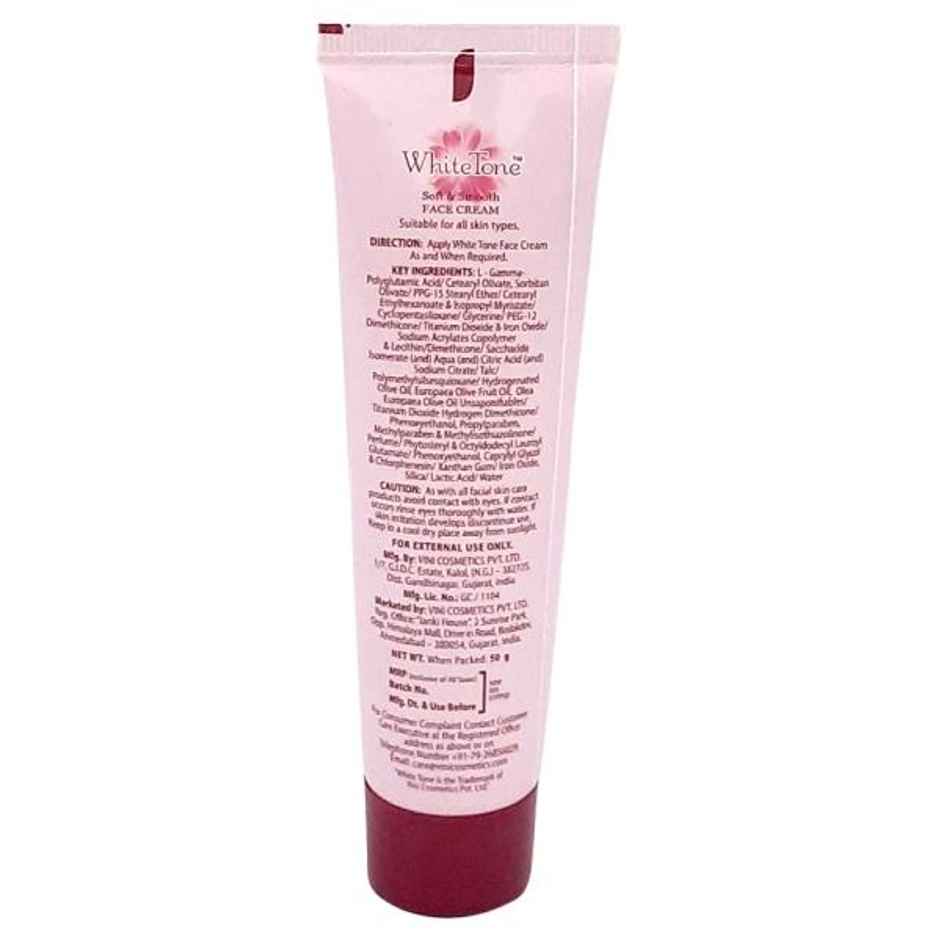 WhiteTone Face Cream Hydrating Sun Protection | Soft & Smooth Cream