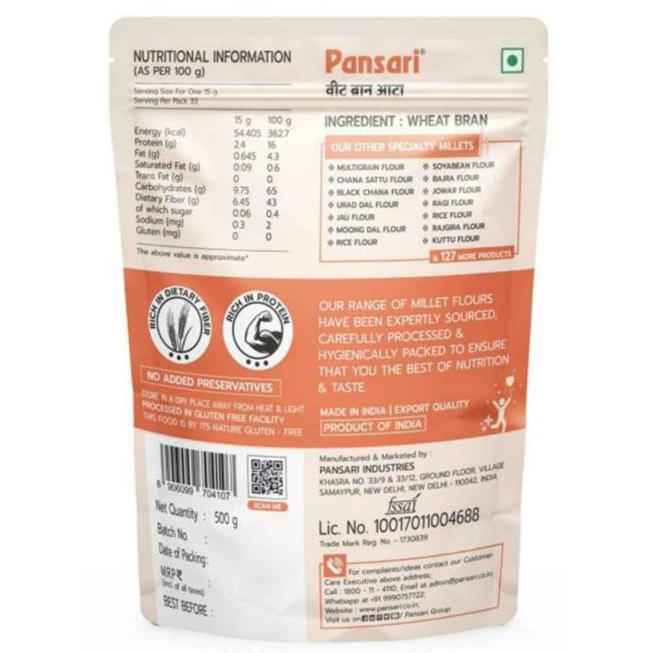 Pansari Wheat Bran Atta -