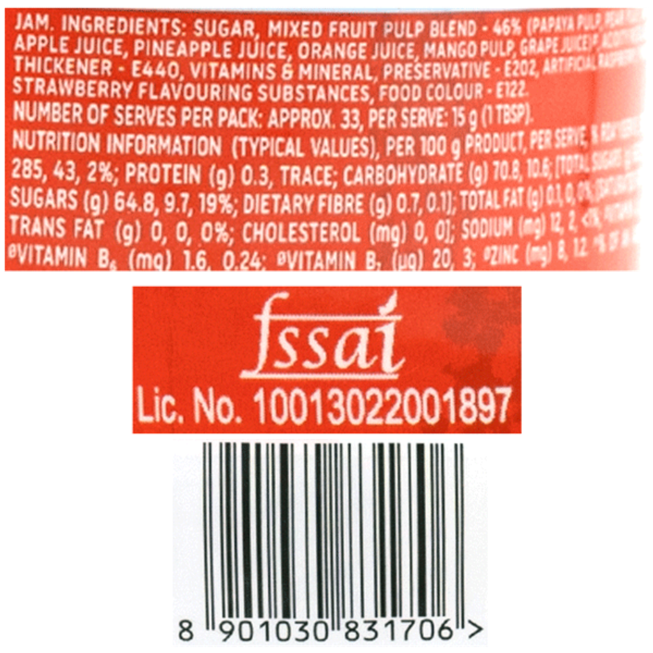 Kissan Mixed Fruit Jam 