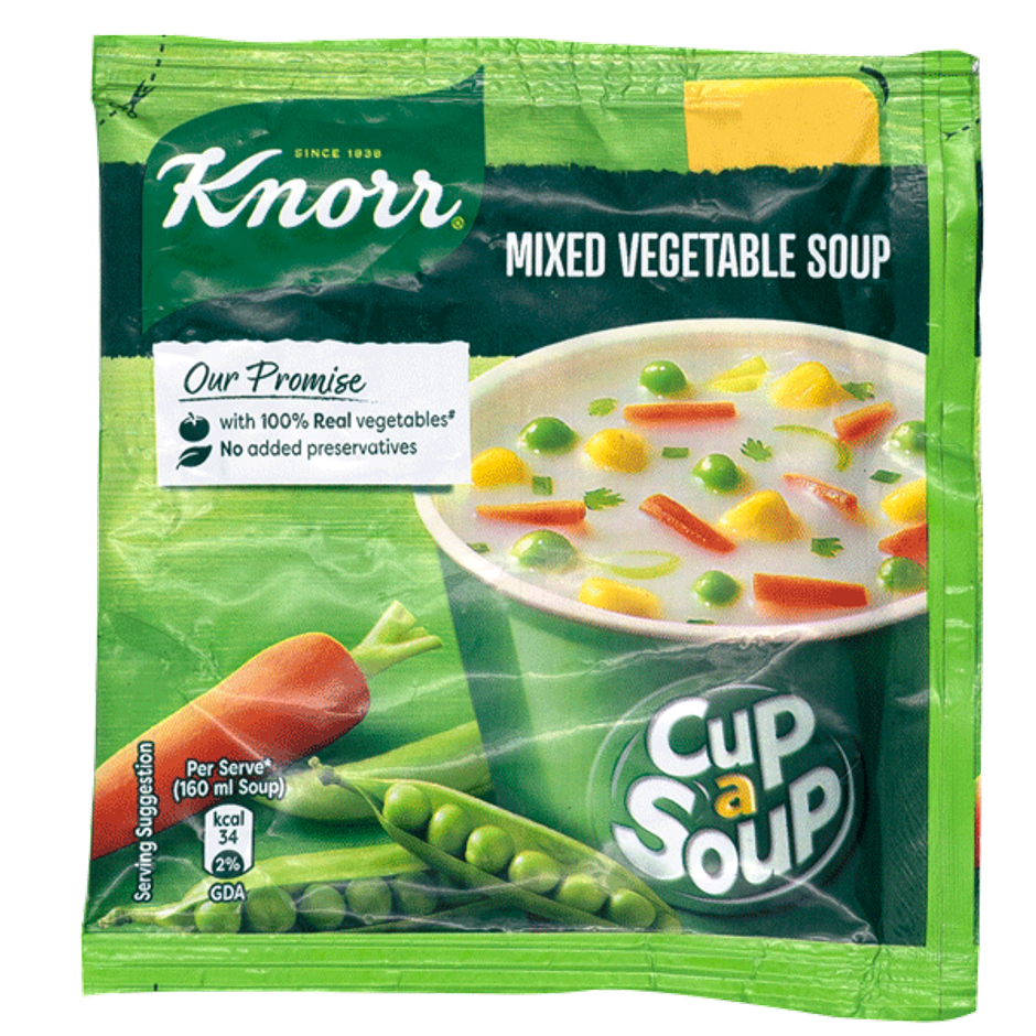 Knorr Instant Mixed Vegetable Cup A Soup 
