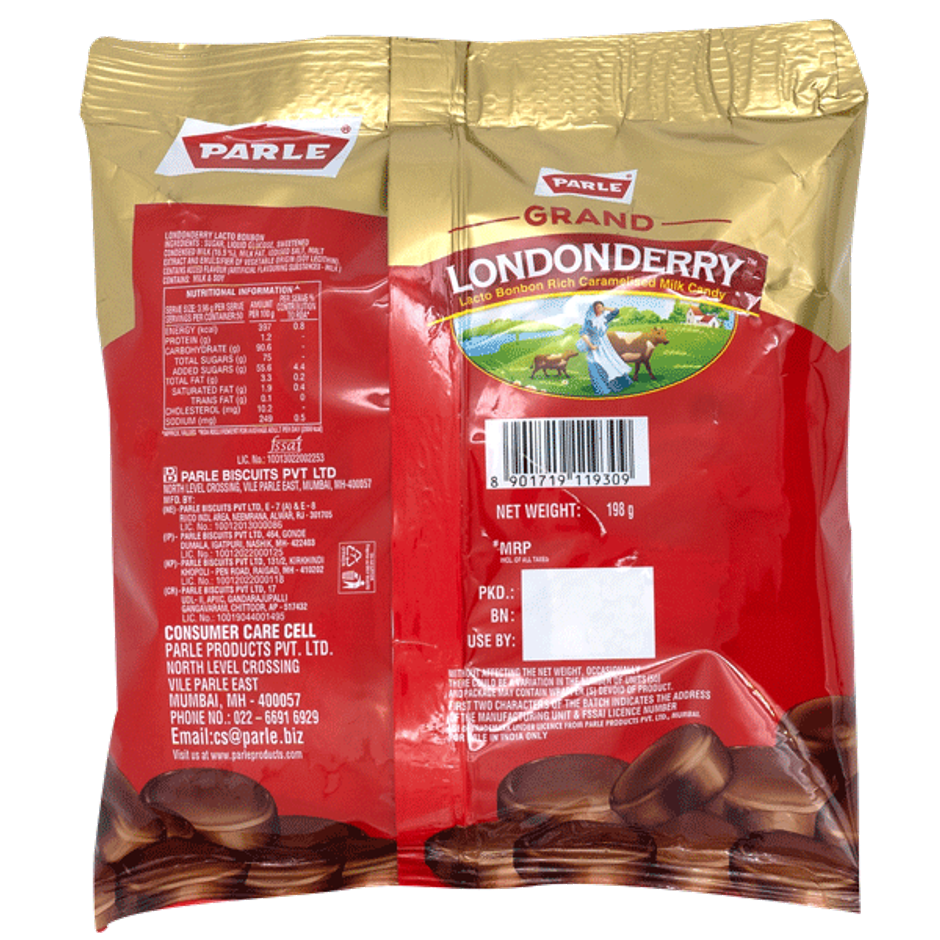 Parle Grand Londonderry Candy Chocolate