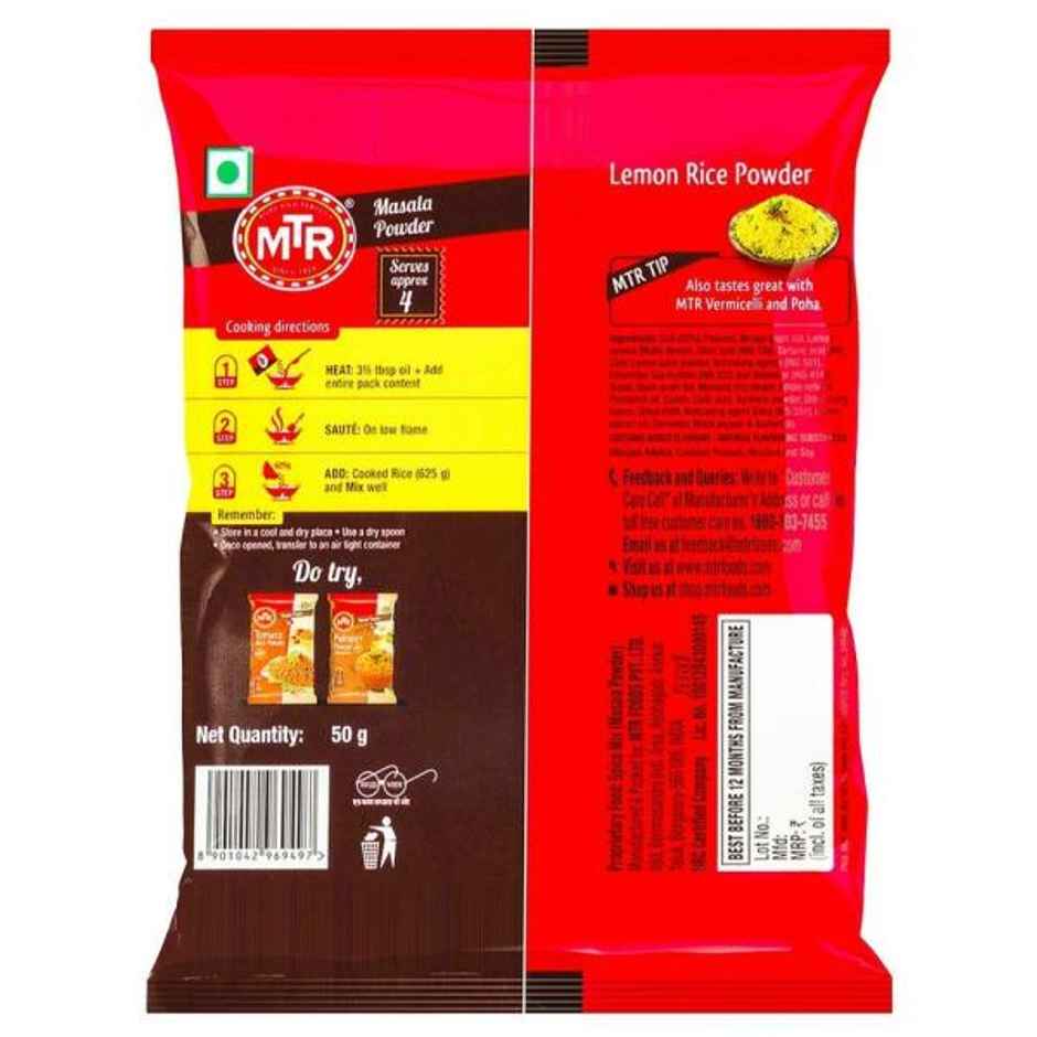 MTR Masala - Lemon Rice Powder Combo
