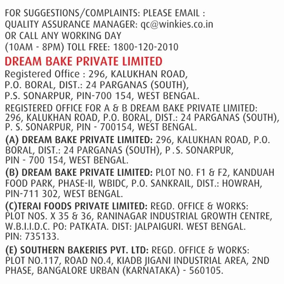 Winkies Choco Cake Fingers