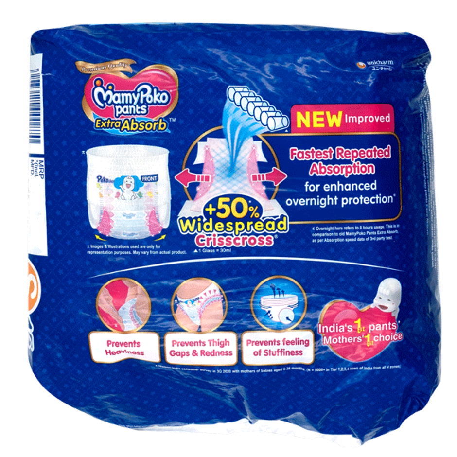 Mamypoko Pants Extra Absorb Diaper Small