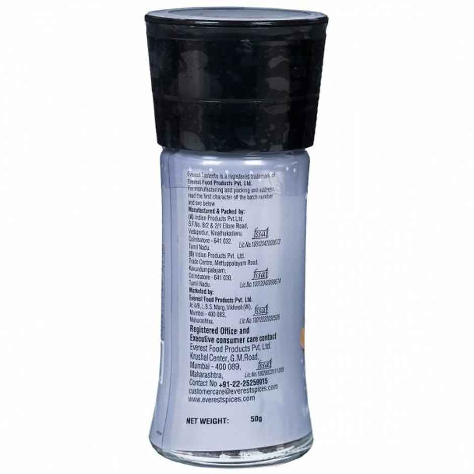 Everest Tasteeto Black Pepper | Grinder Cap Bottle