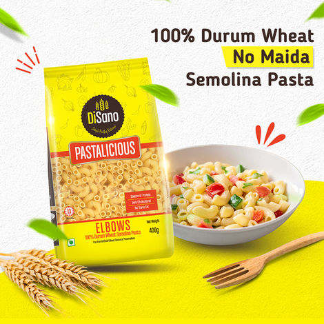 Disano Elbow Pasta, 100% Durum Wheat, No Maida