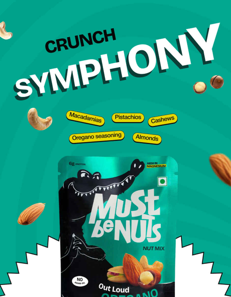 Must Be Nuts Out Loud Oregeno Nut Mix | 6g Protein 90mg Magnesium