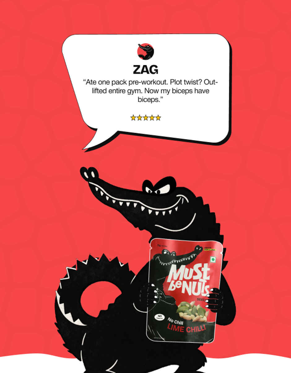 Must Be Nuts No Chill Lime Chilli Seed Mix | 11g Protein + Iron & Zinc