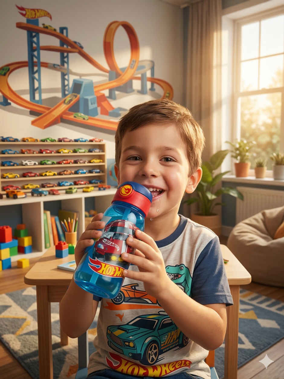 Striders Active Canteen Hotwheels Blue Fire | 510 ml