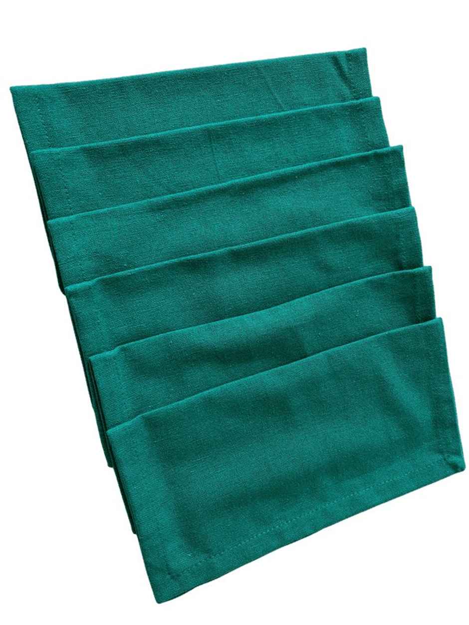 Lushomes Sea Green Table Napkins - 9 x 9 inch