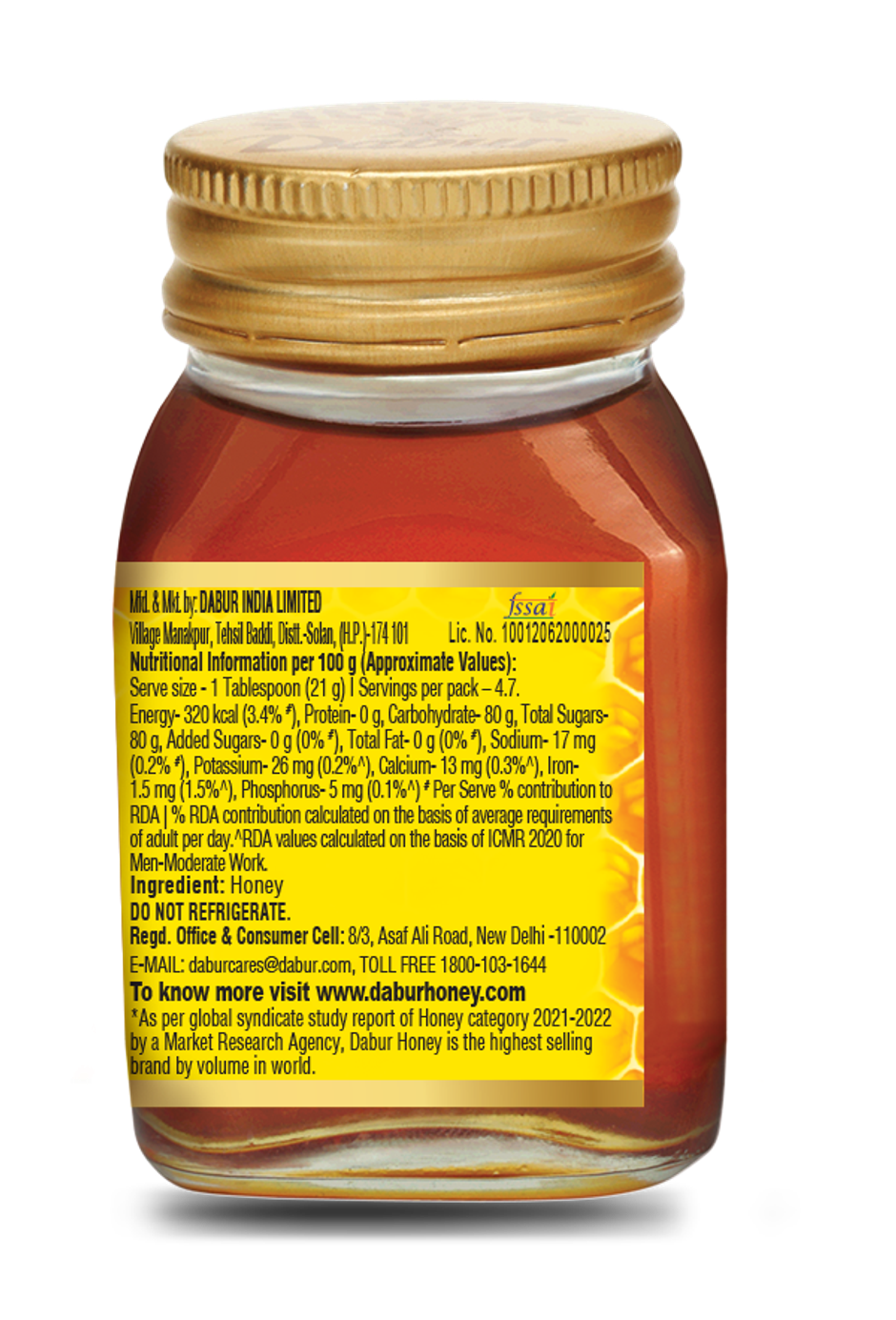 Dabur Honey | Totally Pure | World's No.1 Honey Brand | No Sugar Adulteration