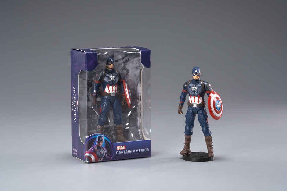Striders Licensed Mini Captain America Figure Toy | 4 inch