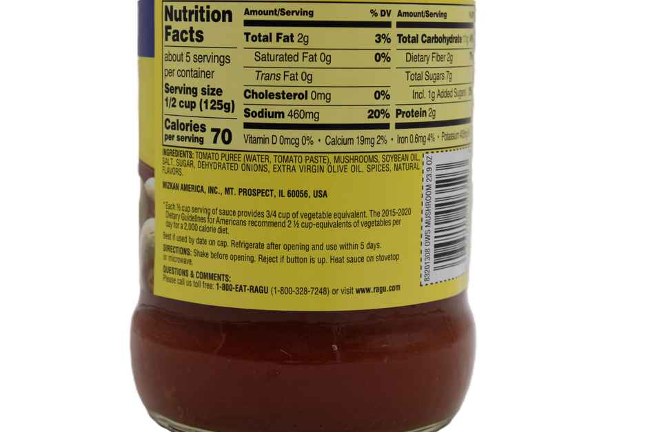 Ragu Mushroom Pasta Sauce