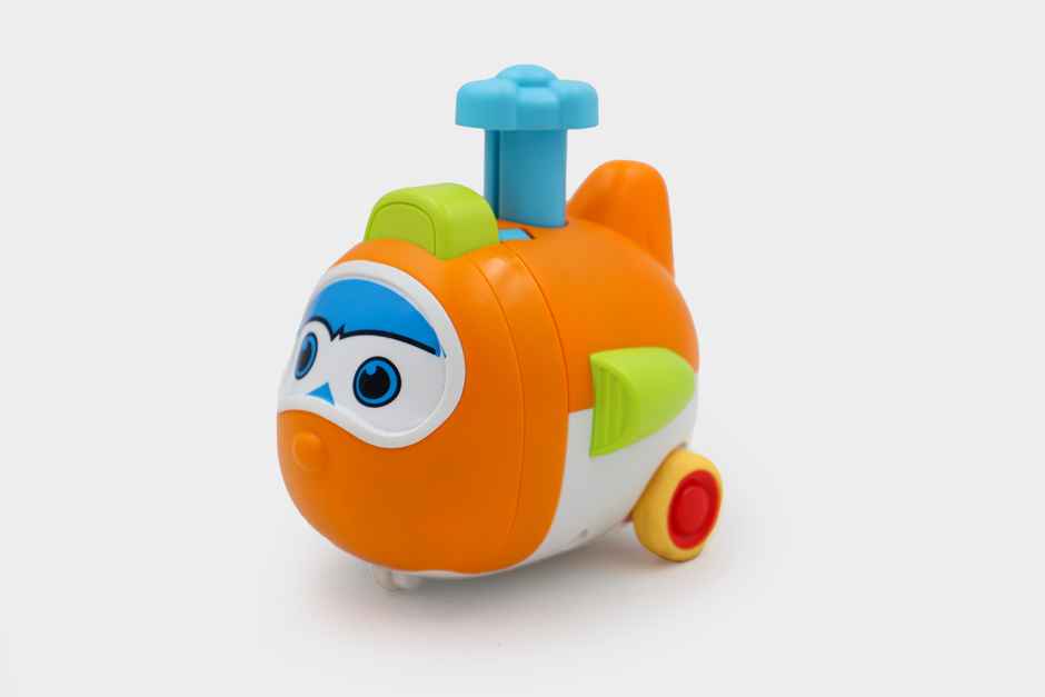 Toybharat Push N Go Transformer | Multicolour | Travel Toys | Birthday Gift | Assorted