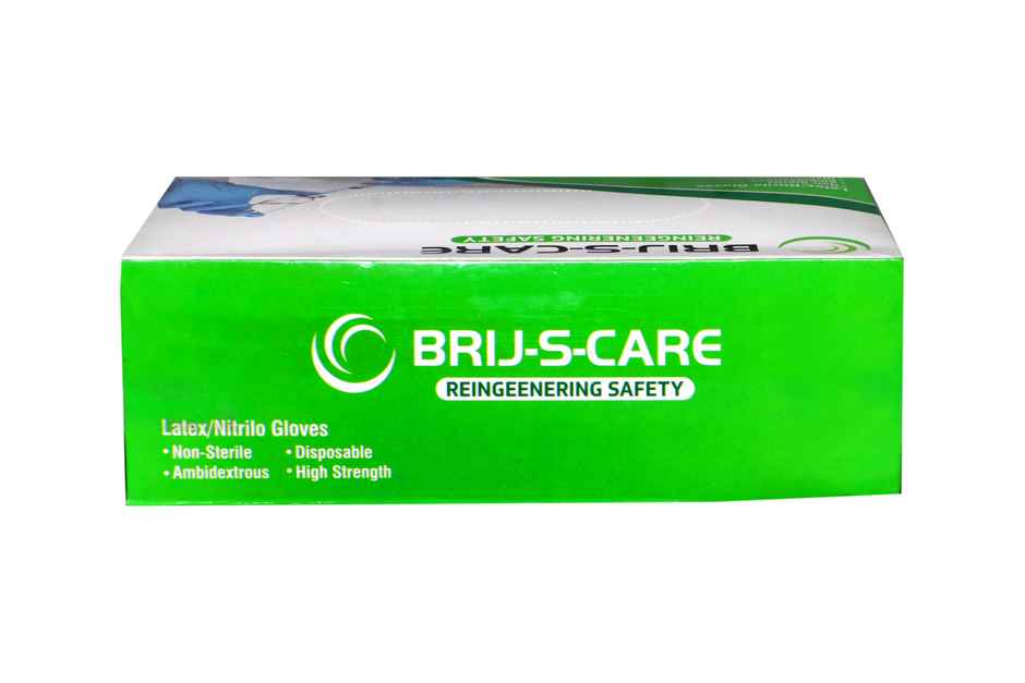 Brij-s-Care Safety Hand Gloves Pack Of 100 - Assorted 