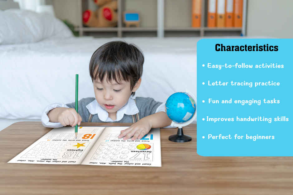 My First Book Of Writing Numbers 1-20 with Activities | Activity Workbook | Writing Practice Book