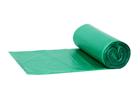 Swachhta First Oxo Bio Degradable Garbage Bags - Green Large (24 x 26 Inches)