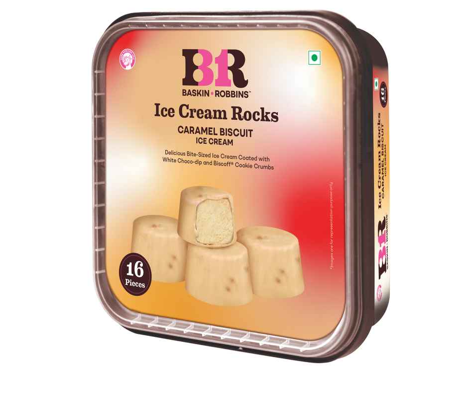 Baskin Robbins Caramel Biscuit Ice Cream Rocks Bon Bon Bites