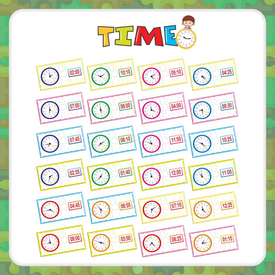 Ratna's Match & Learn Time Jigsaw