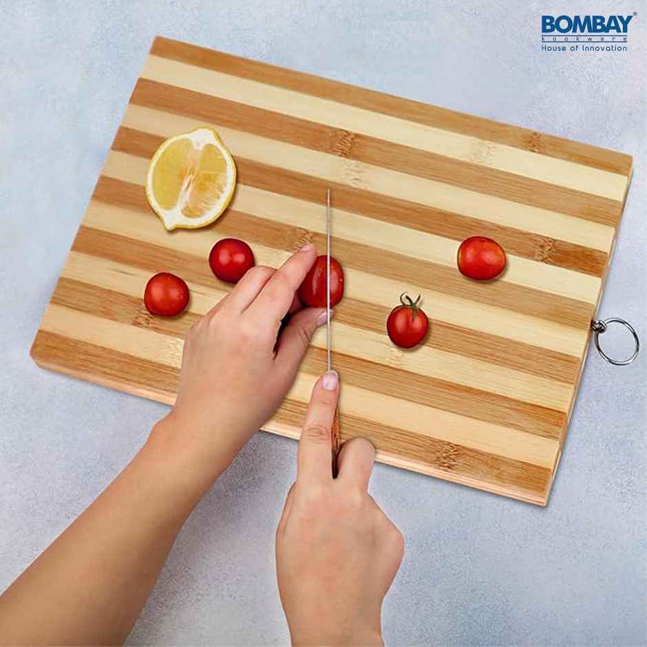 Wooden Chopping Board for Kitchen for chopping of Vegetable | Fruits | 24x34 Cm