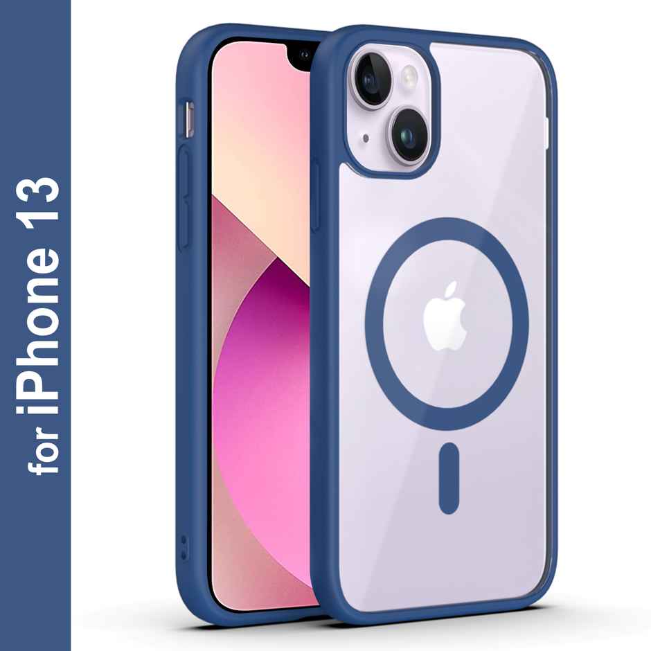 Zapcase Back Cover for Apple iPhone 13 | MagSafe-Blue