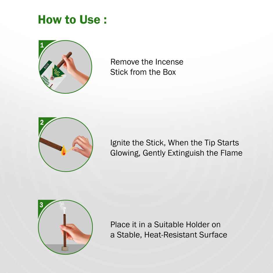 Quitmozz Herbal Dhoopbatti Mosquito Repellent