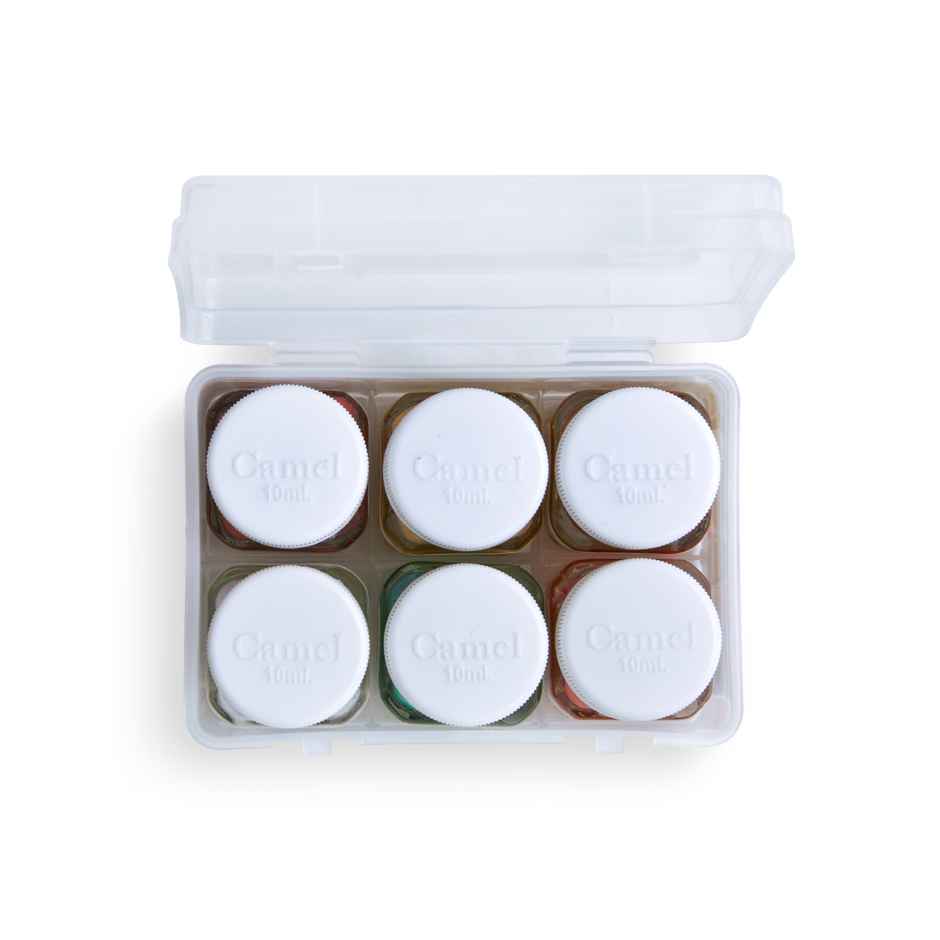 Camel Acrylic Metallic Color 10Ml Each, 6 Shades