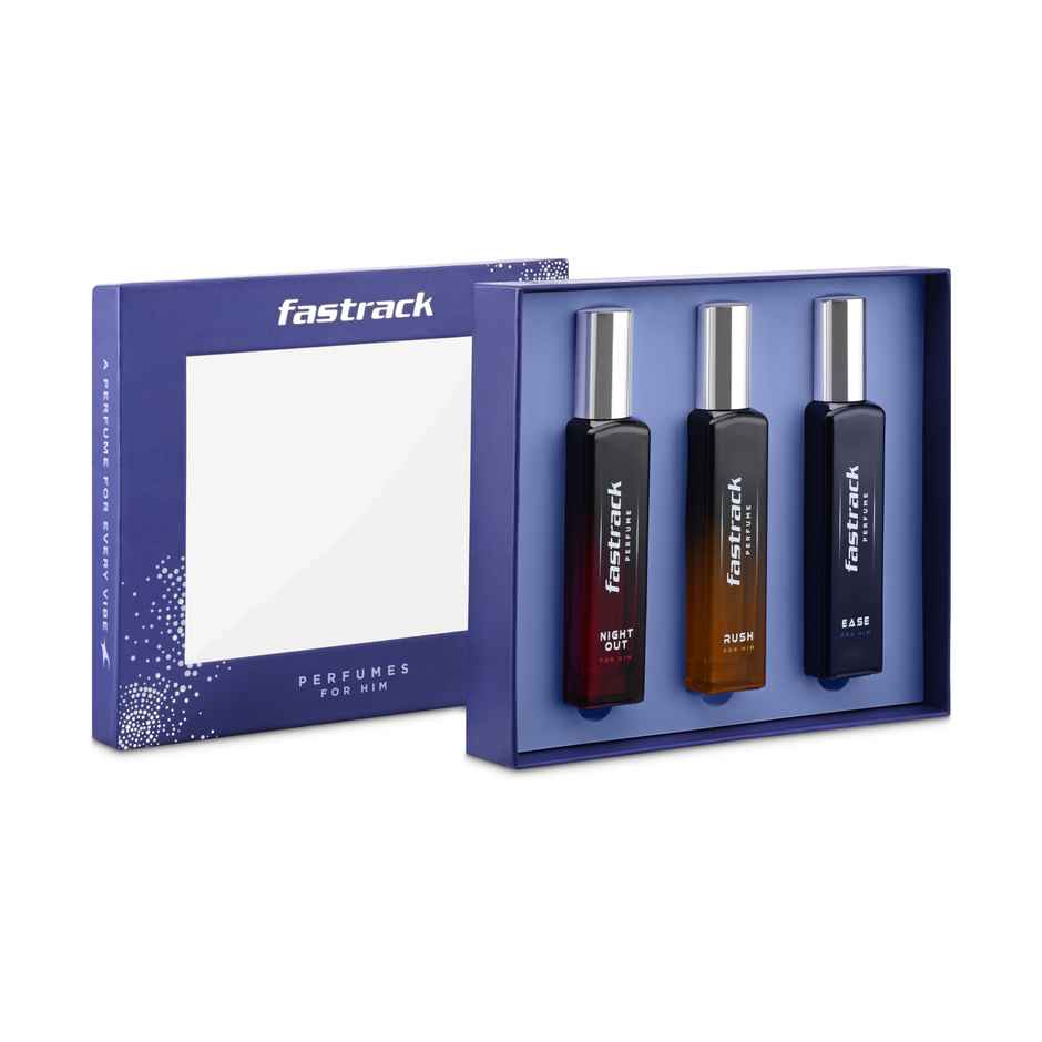 Fastrack Gift Pack Perfume For Men (Ease, Night Out, Rush)