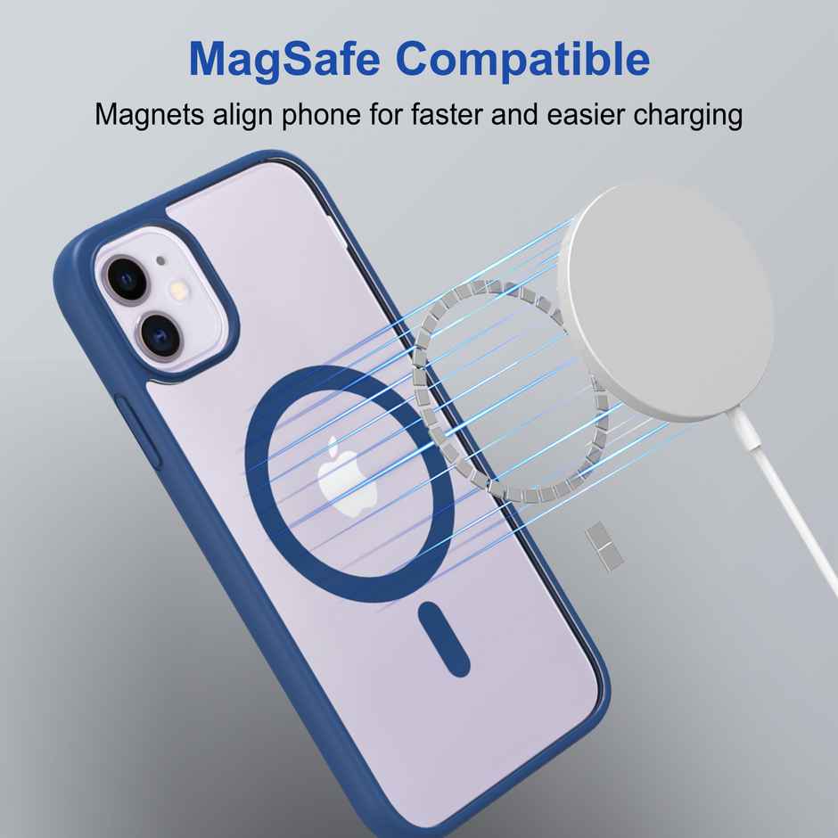 Zapcase Back Cover for Apple iPhone 12 | MagSafe-Blue