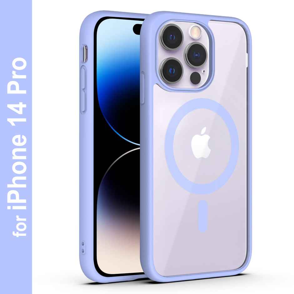 Zapcase Back Cover For Apple Iphone 14 Pro (MagSafe-Sierrablue)