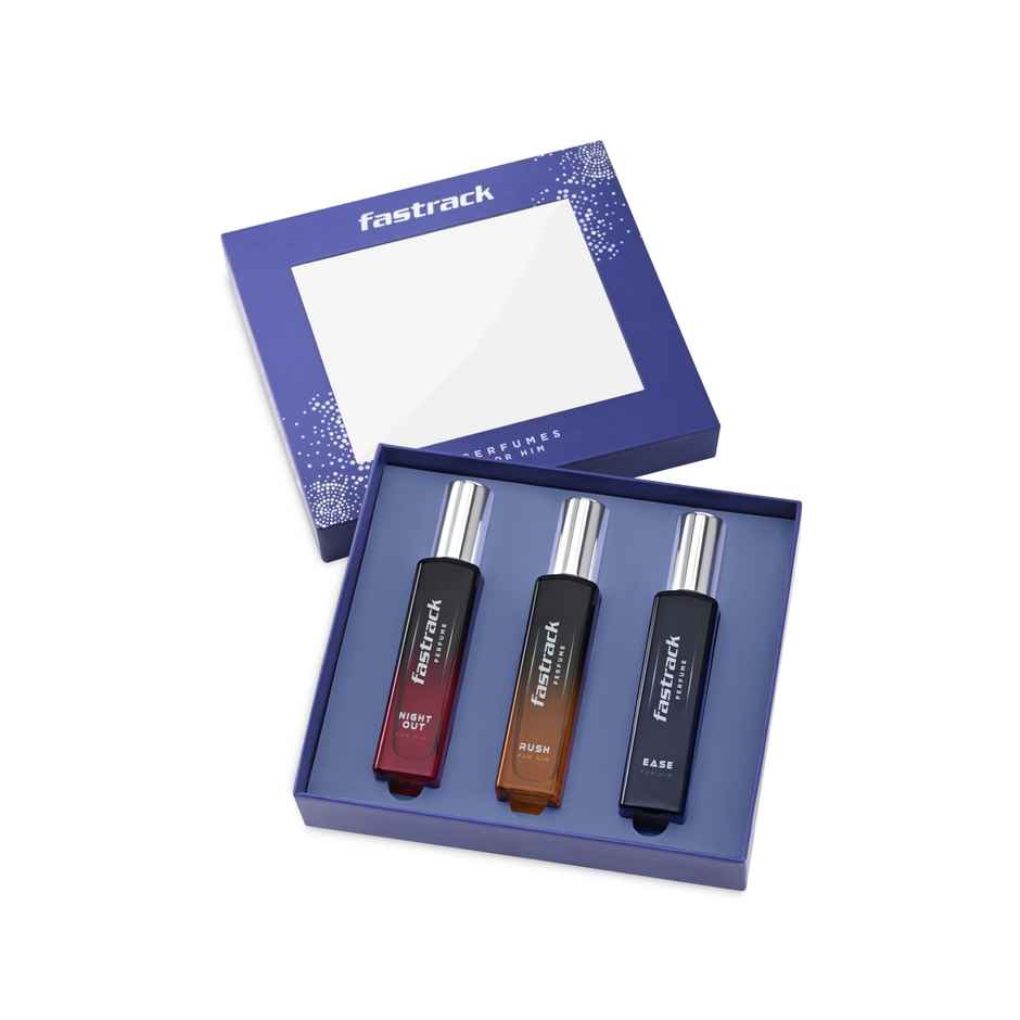Fastrack Gift Pack Perfume For Men (Ease, Night Out, Rush)