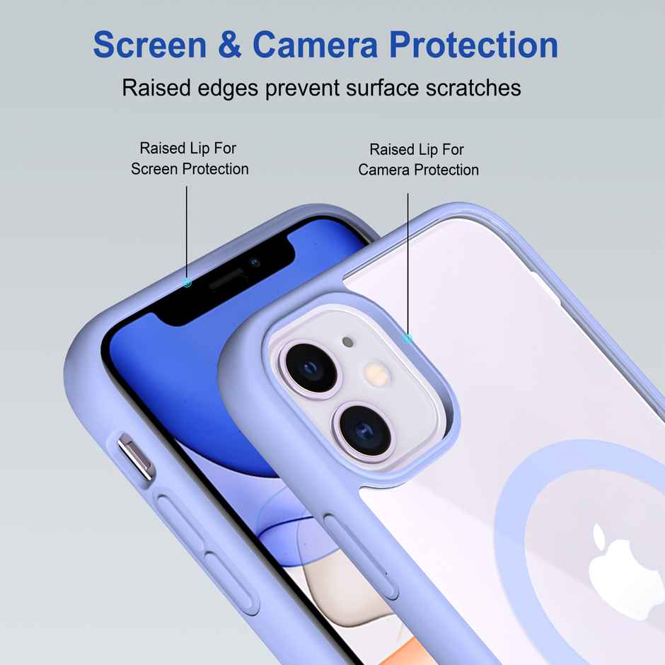 Zapcase Back Cover For Apple Iphone 11 (MagSafe-Sierrablue)