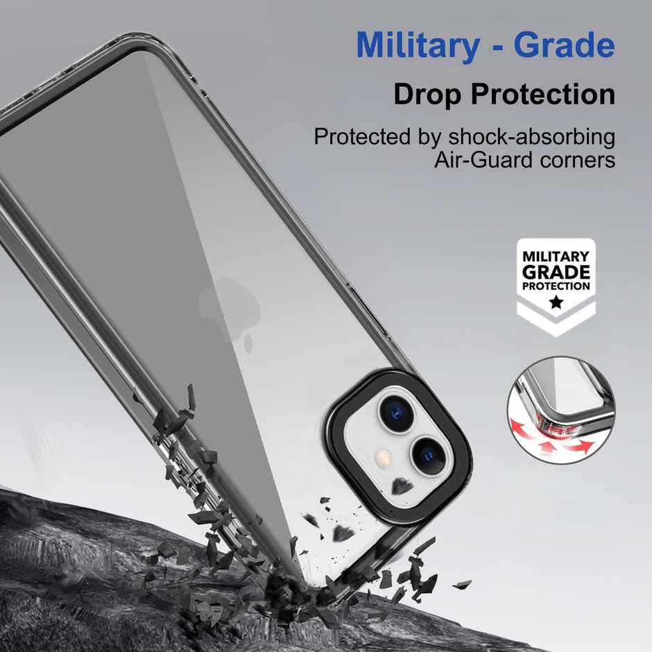 Zapcase Back Cover For Apple Iphone 11 (Space-Black)