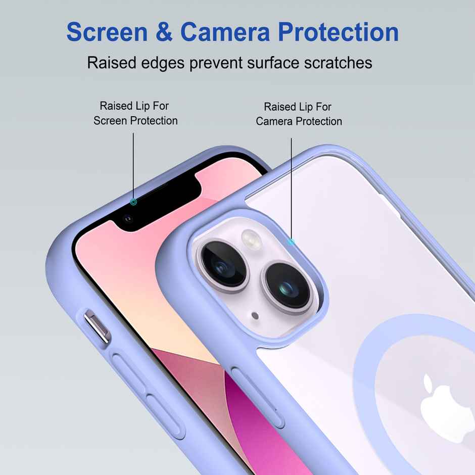 Zapcase Back Cover For Apple Iphone 13 (MagSafe-Sierrablue)