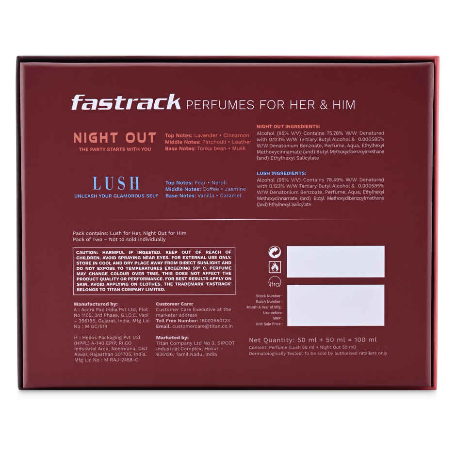 Fastrack Perfume For Men And Women - Gift Pack