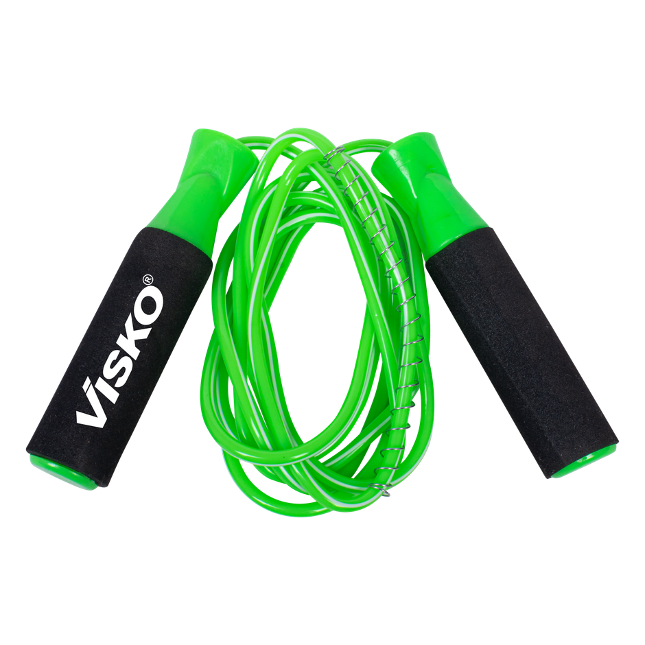 Visko Freestyle Skipping Rope | Blue & Black & Green - 275 cm