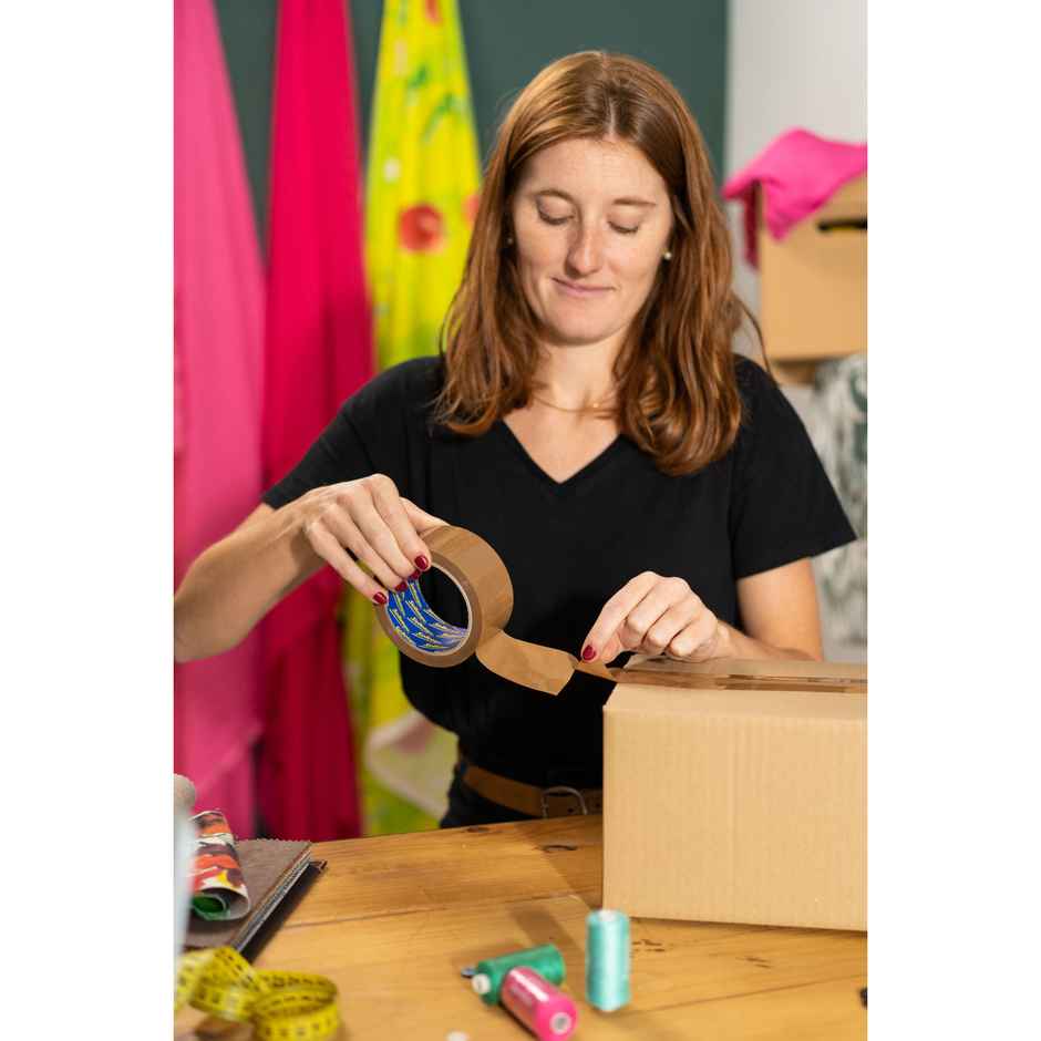 Sellotape Parcel Tape | High-Strength Packaging Tape For Heavy-Duty | Brown | 48 mm x 50m