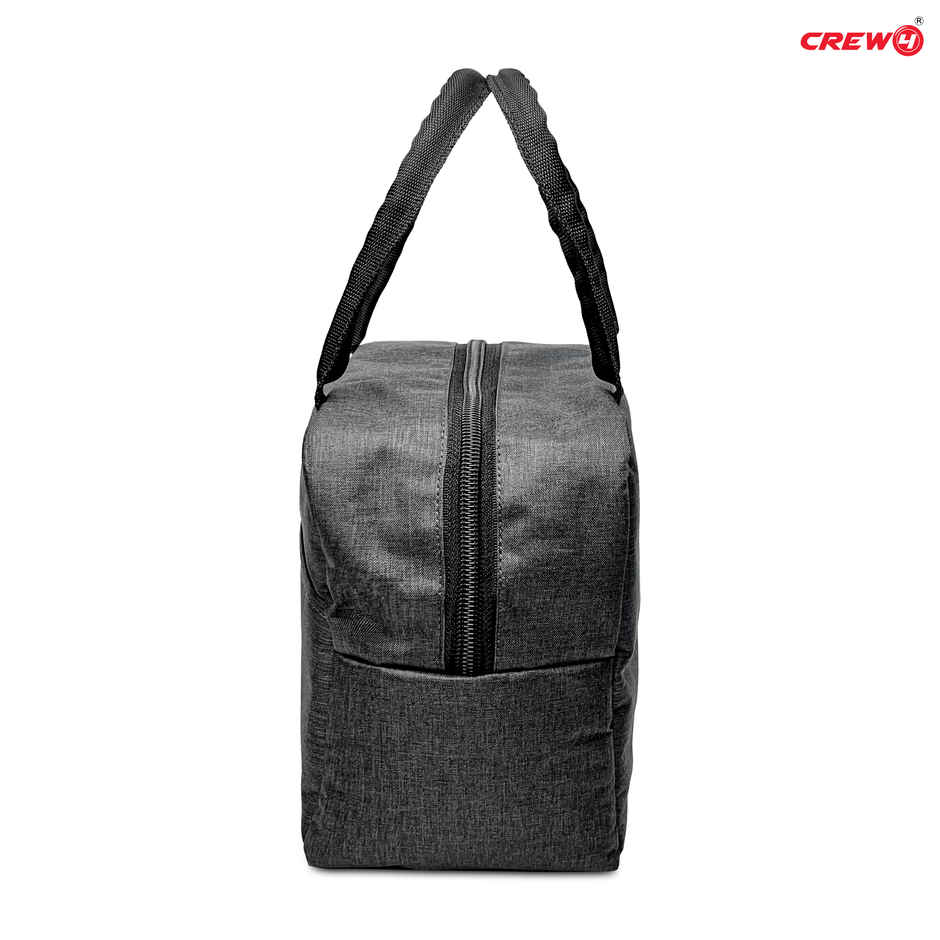 CREW4 Insulated Travel Lunch/Tiffin/Storage Bag For Office, College & School | Black