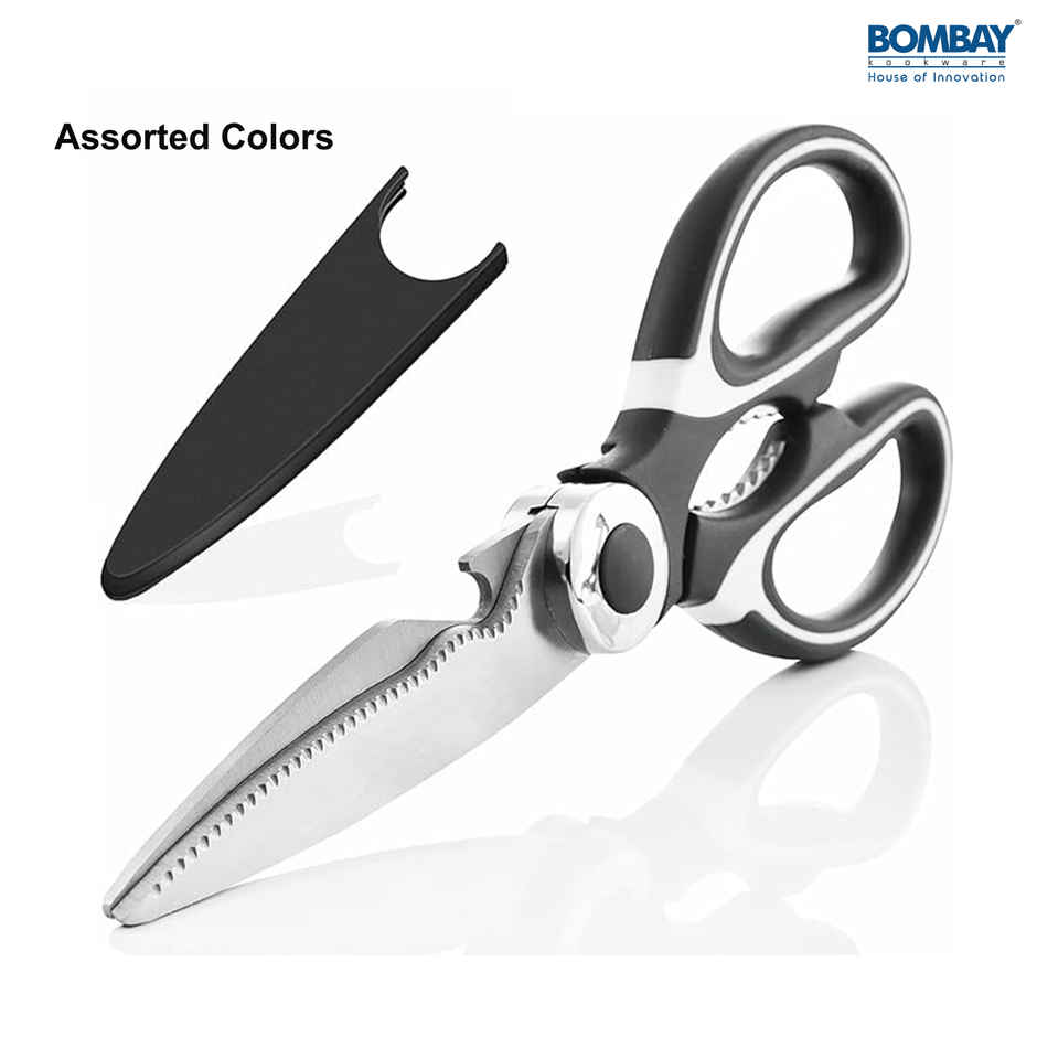 Kitchen Scissor for General Use | Stainless Steel Multi-Function Scissor | Assorted