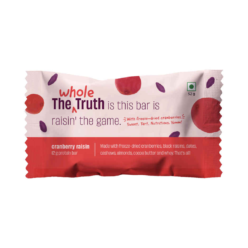 The Whole Truth Cranberry Raisin Protein Bar Combo