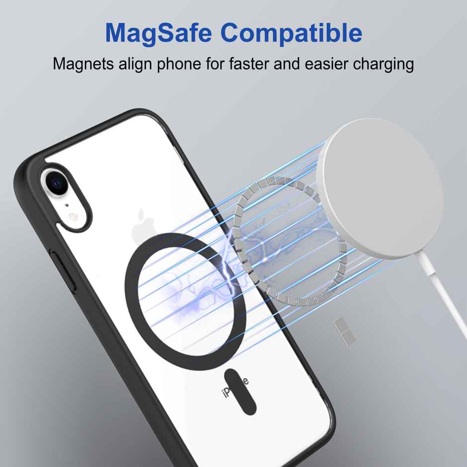 Zapcase Back Cover for Apple iPhone XR | MagSafe-Black