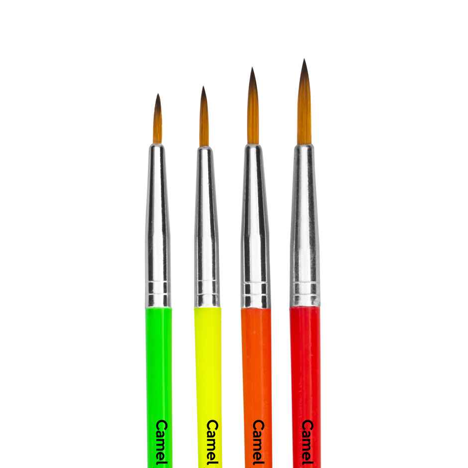 Camel Champ Round Brush Pack Of 4