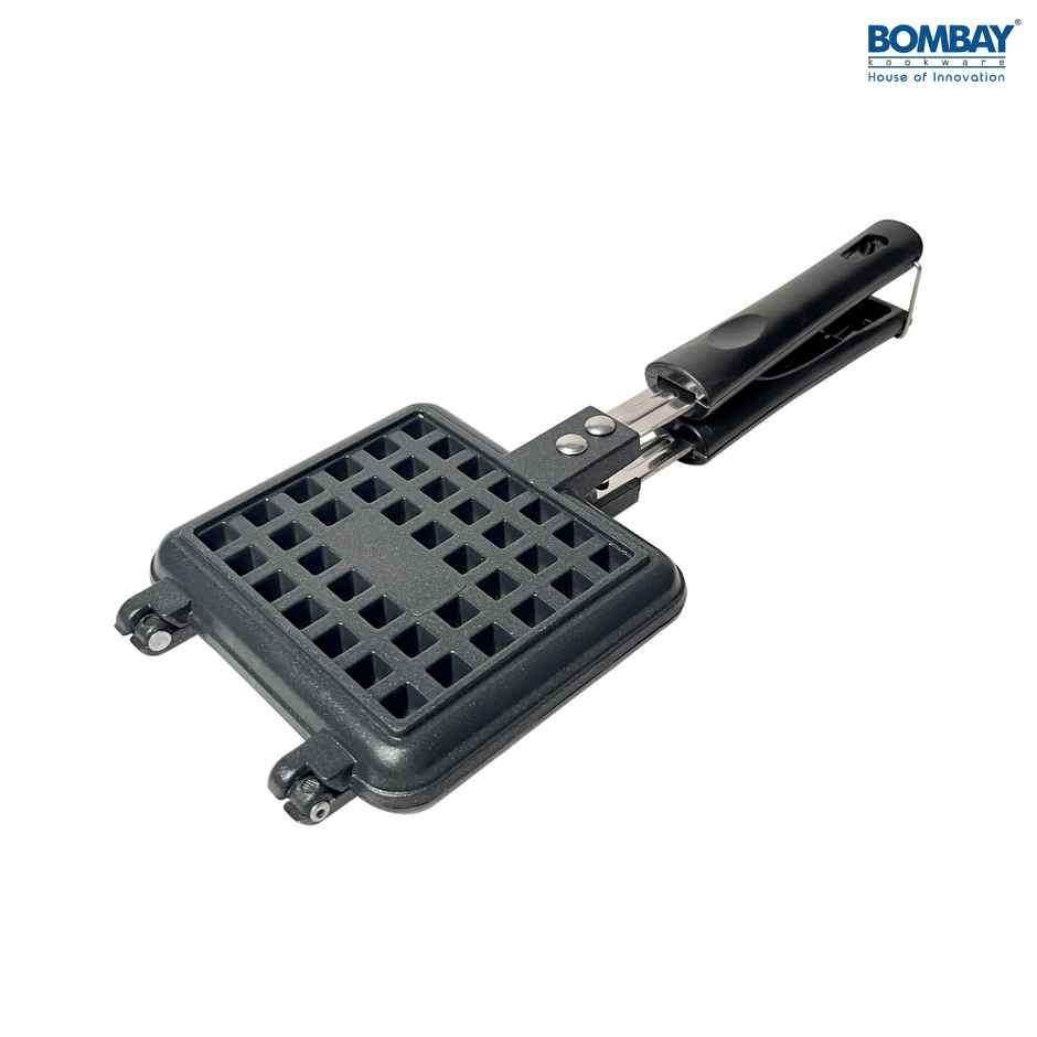 Non-Stick Waffle Pancake Maker - Gas Compatible, Super Heavy Thickness