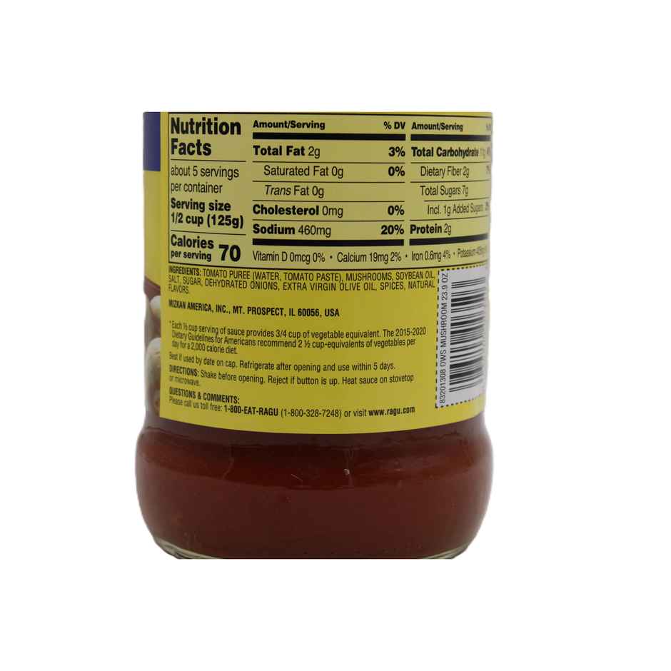 Ragu Mushroom Pasta Sauce