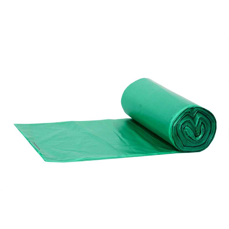 Swachhta First Oxo Bio Degradable Garbage Bags - Green Large (24 x 26 Inches)